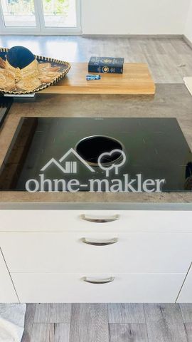 Große 3 Zimmer Wohnung mit EBK,2 Bäder, Klimaanlage und Balkon ins Grüne in Frankfurt Seckbach - Photo 3