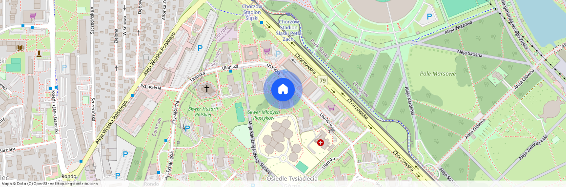 ul. Ułańska, Osiedle Tysiąclecia, Katowice, śląskie