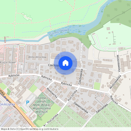 ul. Czechowicka, Księże, Krzyki, Wrocław, dolnośląskie