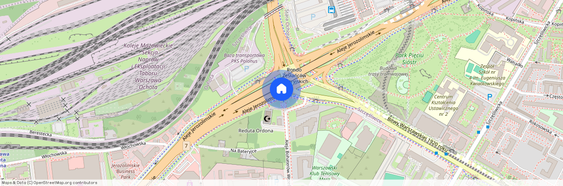 al. Aleje Jerozolimskie, Szczęśliwice, Ochota, Warszawa, mazowieckie