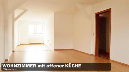 1 Monat Kaltmietfrei* Wohnen am Schwanenteichpark! 3-Raum Dachgeschoss Wohnung wartet auf Sie. - Photo 2
