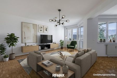 3-Zimmer-Mietwohnung mit 2 Balkonen und herrlichem Bergblick in Villach - Foto 2
