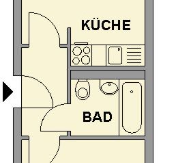 2-Raum-Wohnung mit Einbauküche - Photo 5