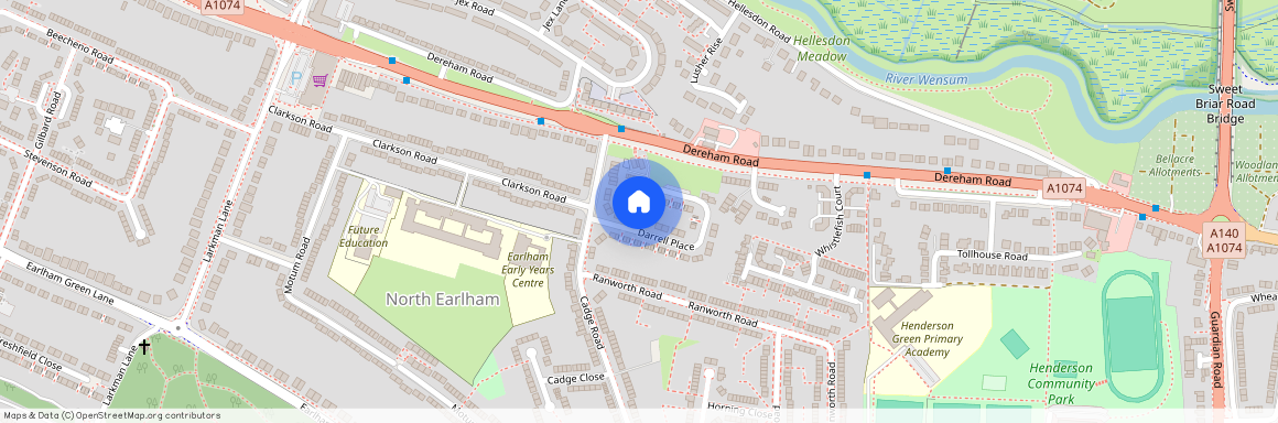 Darrell Place, Earlham, Norwich, NR5
