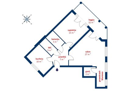 Przestronne mieszkanie na wynajem - Zdjęcie 2