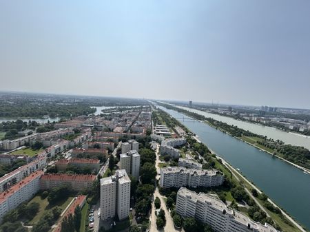2 Zimmer Erstbezug mit atemberaubenden Blick auf die Donau! Pool, Sauna, Gym inklusive! - Photo 2