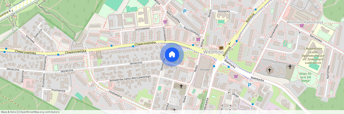 ul. Bohaterów Getta Warszawskiego, Witomino-Leśniczówka, Gdynia, pomorskie