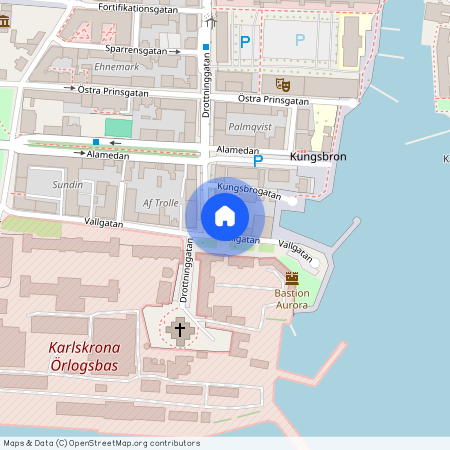 Trossö/centrum, Karlskrona, Blekinge, Vallgatan 6