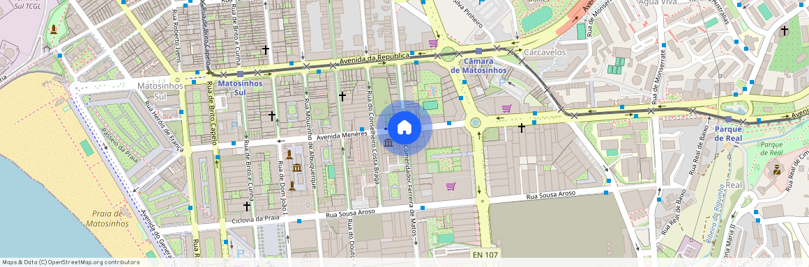 Avenida do Comendador Ferreira Matos, Portugalia, Matosinhos