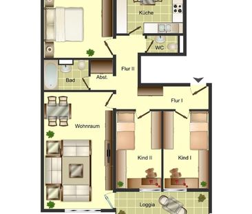 4-Zimmer-Wohnung in Köln Porz - Foto 1