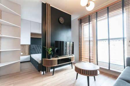 (Symbol 438612) MIESZKANIE na WYNAJEMSzczecin, Centrum piękna kawalerka w nowym budynku w centrum - Zdjęcie 3