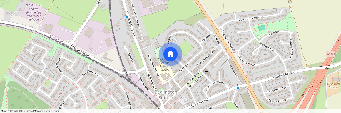 Burnside, Bedlington, Northumberland, NE22