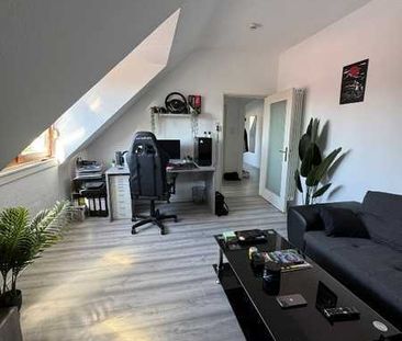 Wohnen in Mannheim-Almenhof: 2-Zimmer-Dachgeschosswohnung in grüner... - Foto 1