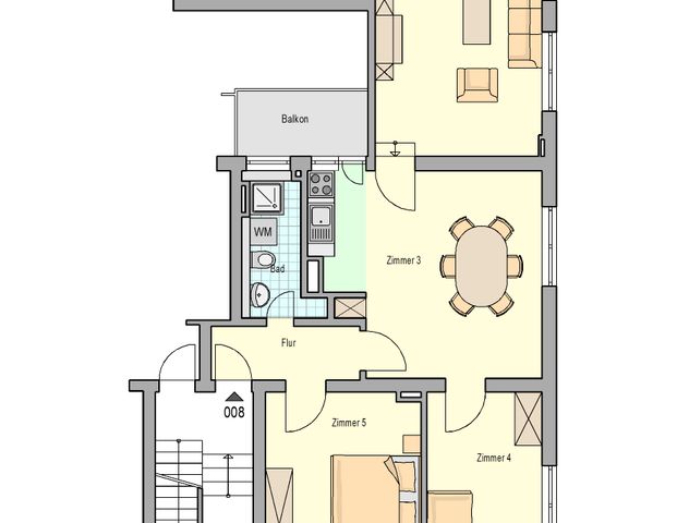4 ZKB Wohnung mit Loggia in Trier-West! - Foto 1