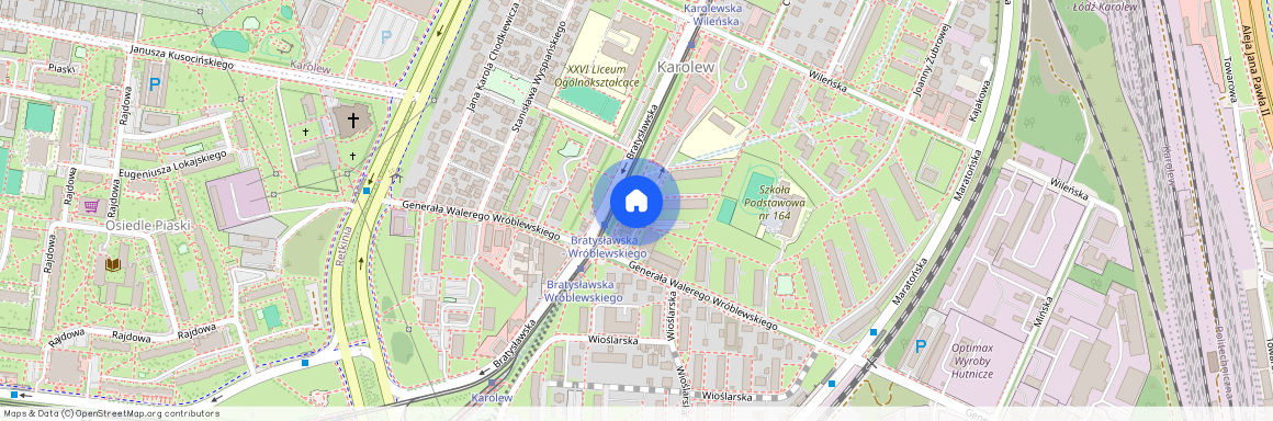 ul. Bratysławska, Karolew, Polesie, Łódź, łódzkie