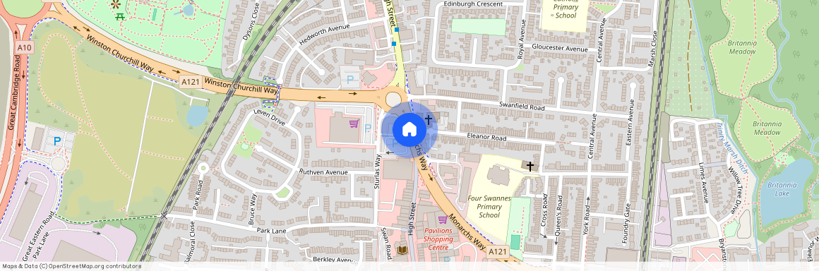 WALTHAM CROSS, HIGHSTREET, HERTFORDSH