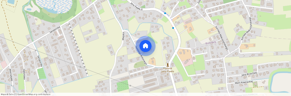 ul. św. Antoniego, Budziwój, Rzeszów, podkarpackie