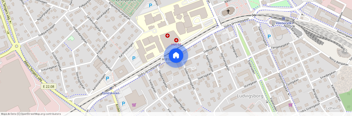 Ludvigsborg, Västervik, Kalmar, Södra Järnvägsgatan 21A