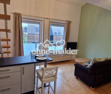 Frisch renovierte, möblierte, 2-Zimmer-Maisonettewohnung, fußläufig... - Photo 1
