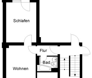 Mehr als gewohnt - Schöne 2-Zimmerwohnung in Wuppertal-Langerfeld - Photo 3