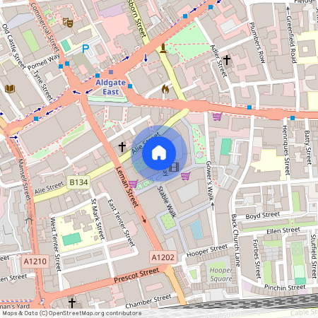 Goodman's Fields, Piazza Walk, Aldgate, London, E1