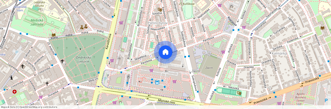 Bratislava - Ružinov, Páričkova