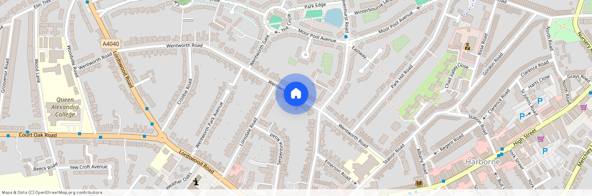 Wentworth Road, Harborne, Birmingham, B17 9TA