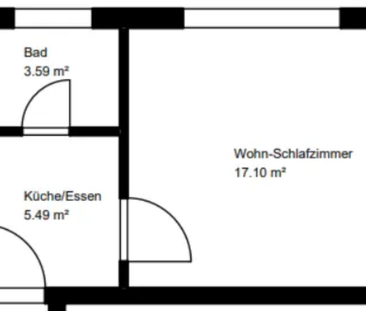 ab 01.03.26: in 2023 modern renovierte, gut geschnittene, helle 1 Z... - Foto 1