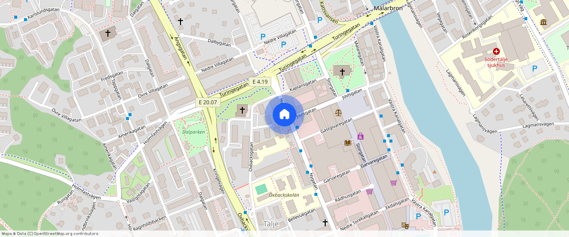 Nygatan **, Södertälje Centrum