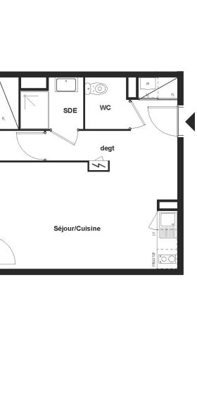 Location Appartement 2 pièces 41m² EAUNES 31600 - Photo 2