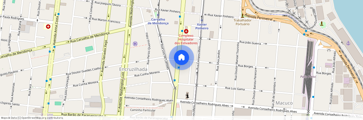 Rua Borges, Encruzilhada - Santos