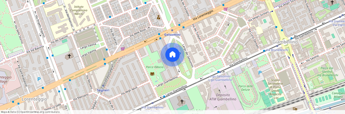 Largo dei Gelsomini, Milan, Lombardy 20146