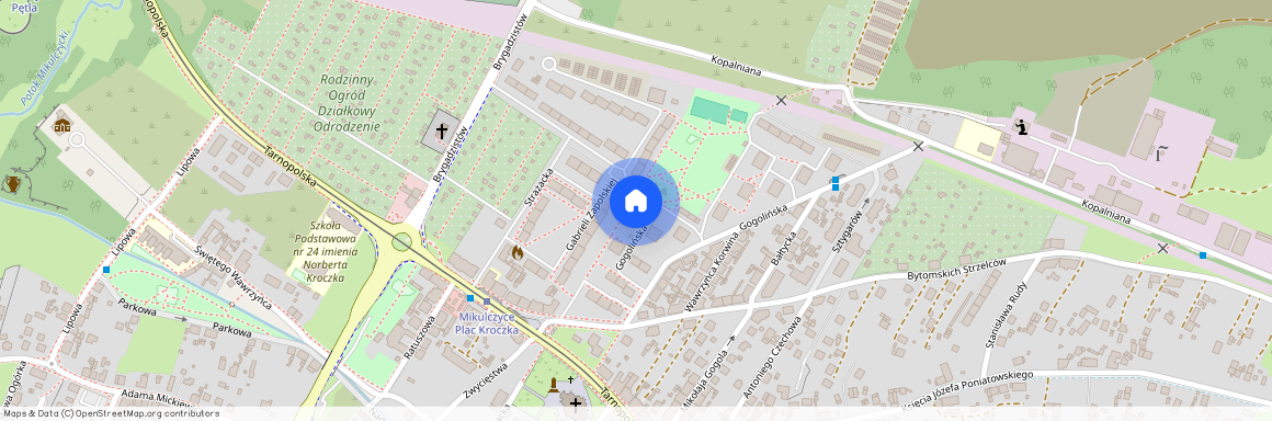 Gogolińska 17a, Mikulczyce, Zabrze, śląskie