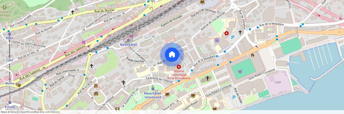 Rue de Vieux-Châtel 1a, 2000 Neuchâtel