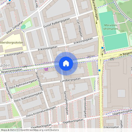 Viksäng, Regementsgatan 64