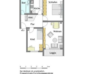 Modernisierte 3-Zimmer-Wohnung in Mülheim-Saarn - Photo 1