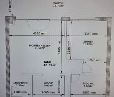 2.5 Zimmer, 1. Stock - Foto 3