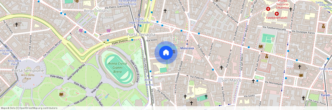 Via Tommaso da Cazzaniga, Milan, Lombardy 20121