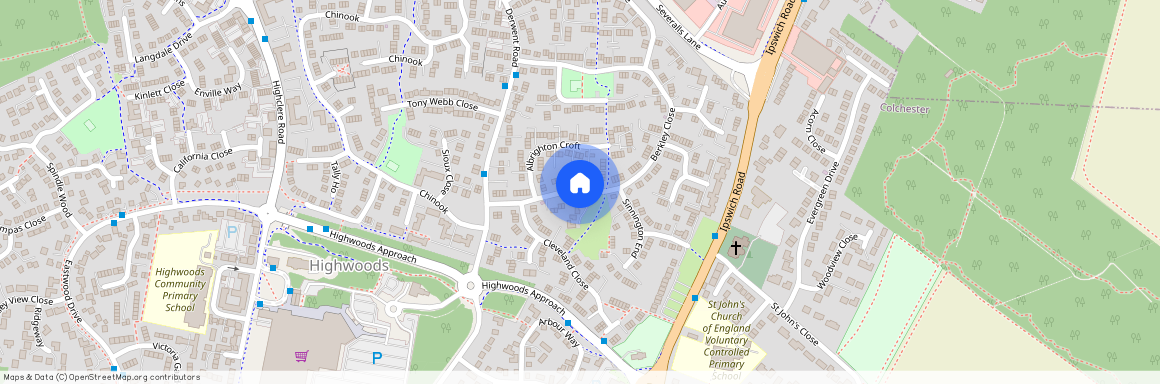 Berkley Close, Highwoods, Colchester, CO4