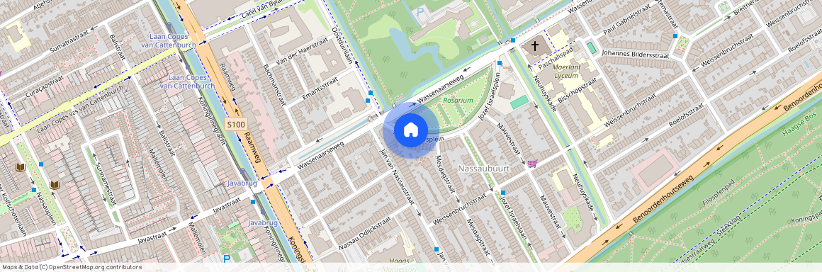 Nassaubuurt, 2596 AS, Jozef Israëlsplein, Den Haag