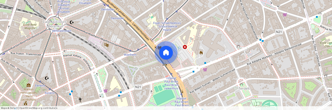 Boulevard Lambermont 222 bus 8, 1030, Schaerbeek