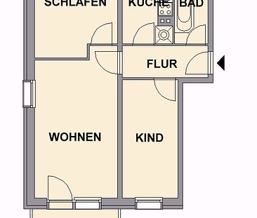 3-Raum-Wohnung mit Balkon in begrünter Wohnlage - Photo 4