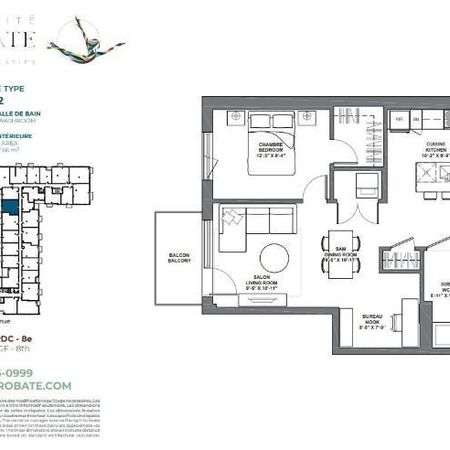 1 CH - 1 SDB - Montreal - $1,785 /mo - Photo 4