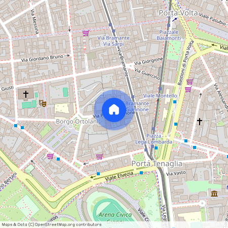 Via Pietro Giannone, Milan, Lombardy 20154