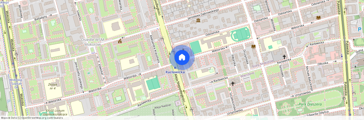 ul. Wiktorska, Stary Mokotów, Mokotów, Warszawa, mazowieckie