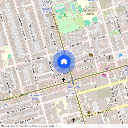 206 Bathurst Street Unit# Lower, Toronto