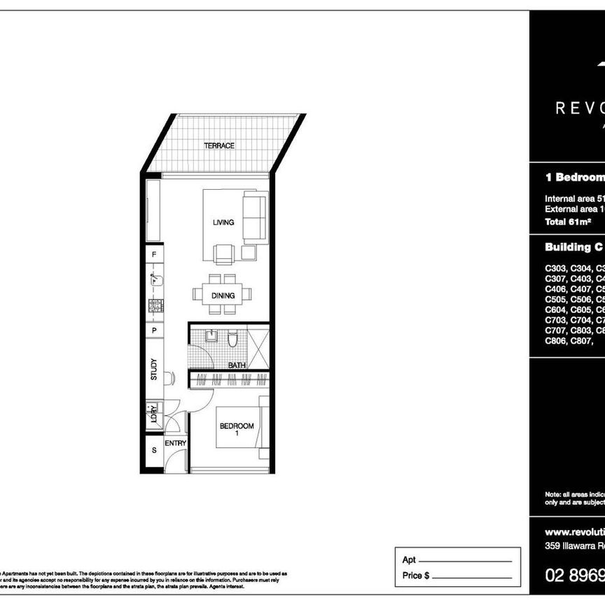 Spacious North Facing One Bedroom Apartment + Study In Convenient Location - Photo 1