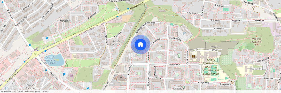 ul. Władysława Świechockiego, Orunia Górna - Gdańsk Południe, Gdańsk, pomorskie