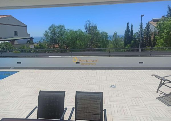 HALF SEASON. FOR RENT FROM 1.1.25-30.6.2025 APARTMENT WITH SEA VIEWS IN SANTANGELO (BENALMADENA)