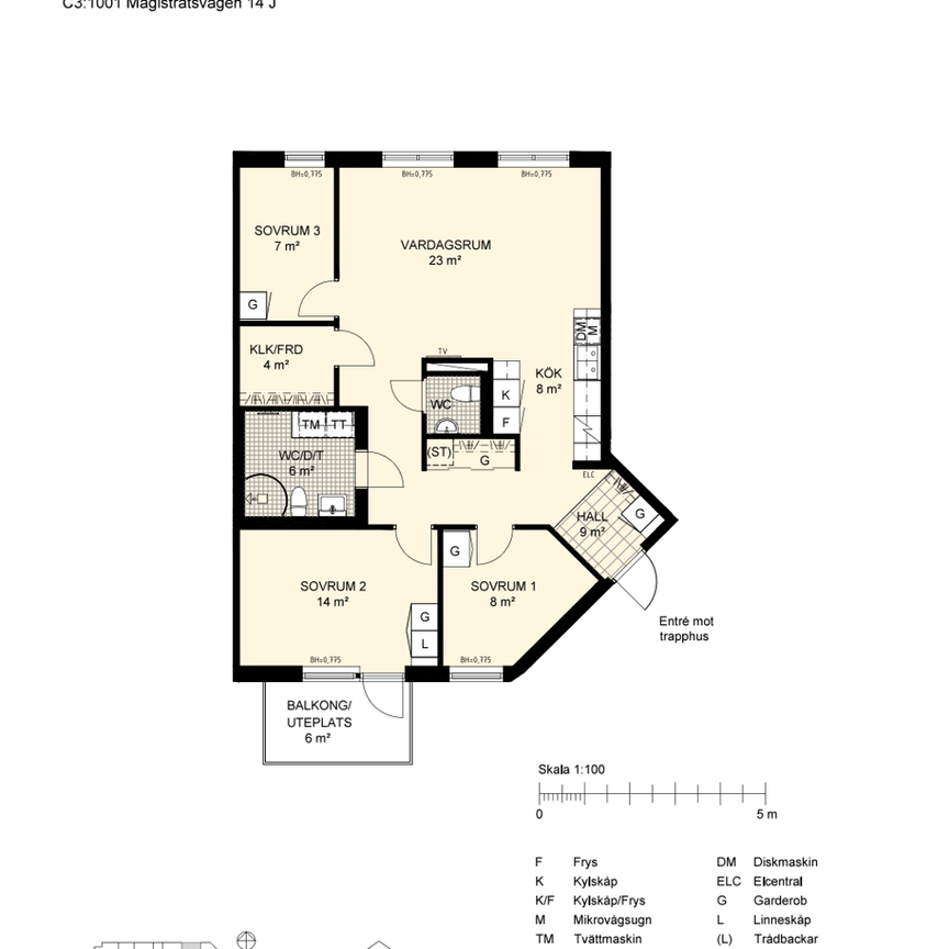 Magistratsvägen 14 J, Norra Fäladen - Photo 1